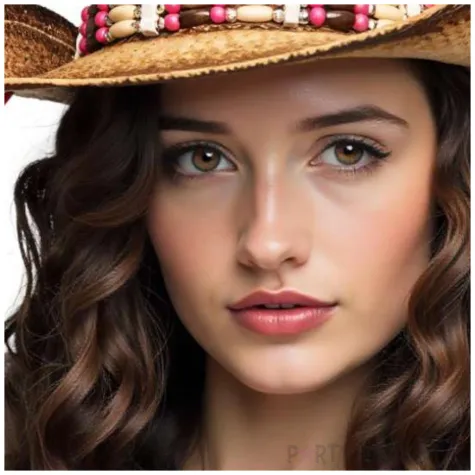 kapelusz slomkowy na karnawal country kowboj dziki zachod western bezowy