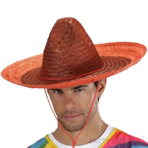 kapelusz sombrero pomaranczowy widmann 48 cm