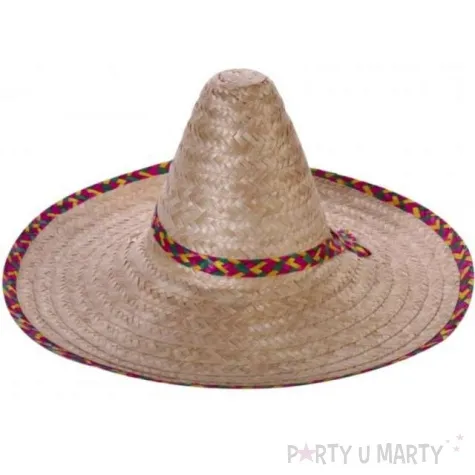 kapelusz sombrero z haftem partytino