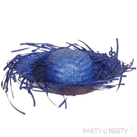 kapelusz strach na wroble niebieski guirca