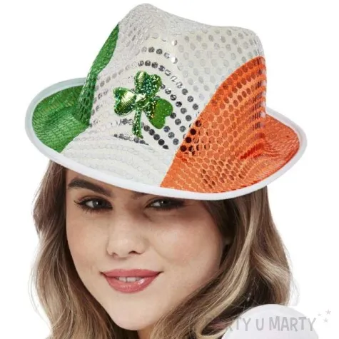 kapelusz swiety patryk irlandzki zielono czerwony smiffys