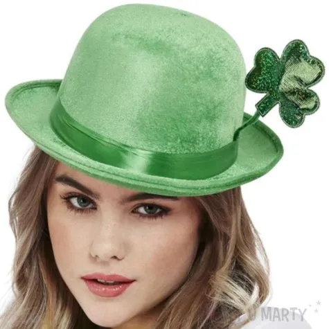kapelusz swiety patryk z koniczynka zielony smiffys