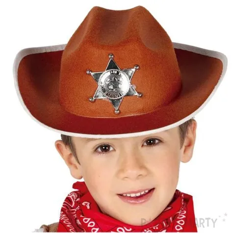 kapelusz szeryf brazowy guirca