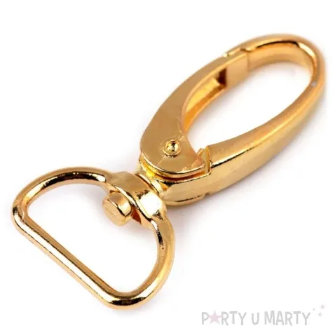 karabinczyk do toreb zloty klasyczny stoklasa 49 mm