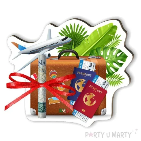 karnet na banknot samolot 130x110 mm