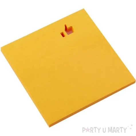 karteczki samoprzylepne z wycieciem lubie to d rect 75 x 75 mm 50 kartek