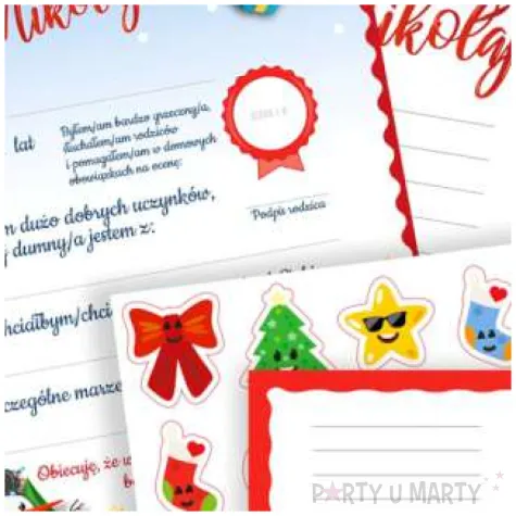 kartka list do sw mikolaja arpex 1 komp