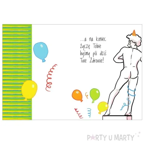 kartka okolicznosciowa 18 urodziny dawid henry 15 x 15 cm