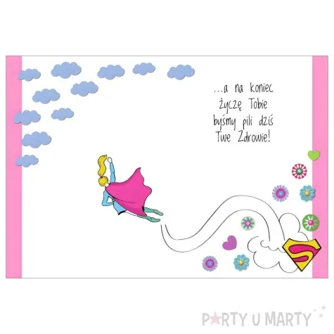 kartka okolicznosciowa 18 urodziny supergirl henry b6