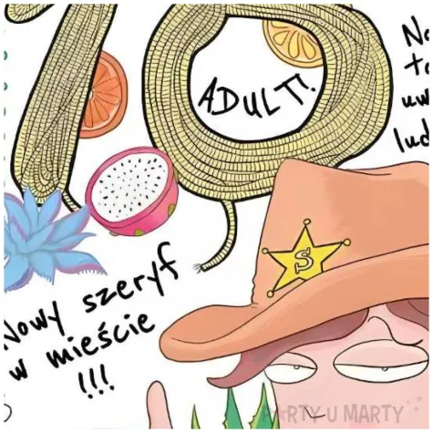 kartka okolicznosciowa 18 urodziny szeryf henry a5