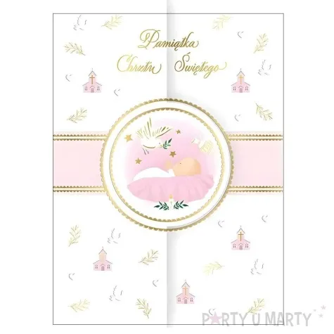 kartka okolicznosciowa chrzest dziewczynki henry a5