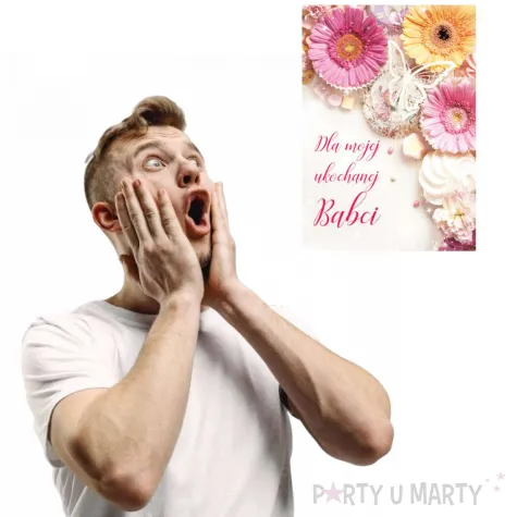 kartka okolicznosciowa laurka dla babci mojej babci maki b6