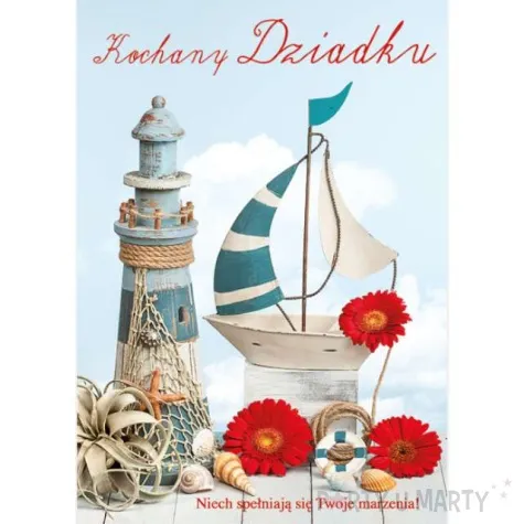 kartka okolicznosciowa laurka dla dziadka spelnienia marzen maki b6