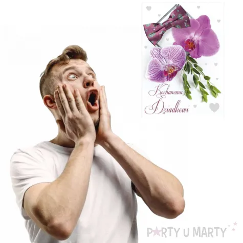 kartka okolicznosciowa laurka dla dziadka z mucha maki b6