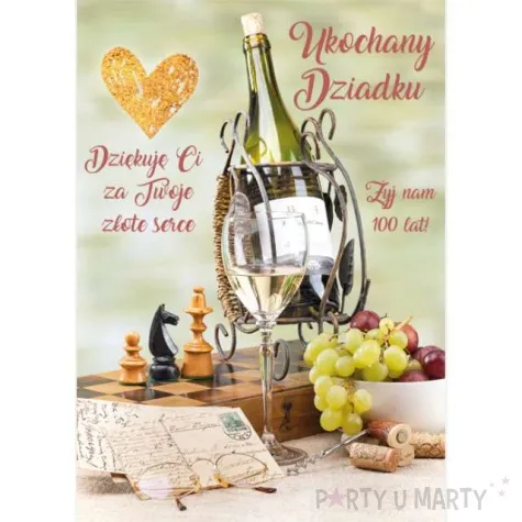 kartka okolicznosciowa laurka dla dziadka zyj 100 lat maki b6
