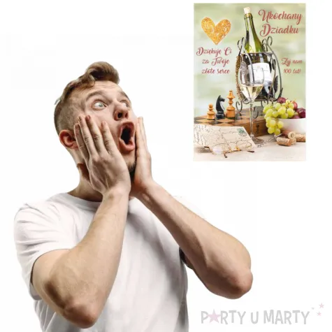 kartka okolicznosciowa laurka dla dziadka zyj 100 lat maki b6