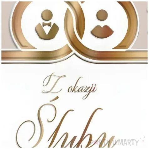 kartka okolicznosciowa slub eleganckie serduszka henry 15 x 15 cm