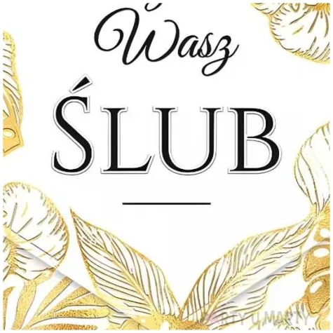 kartka okolicznosciowa slub zlote liscie henry a5