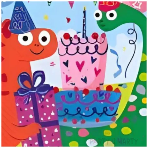 kartka okolicznosciowa urodziny dinozaury henry b6