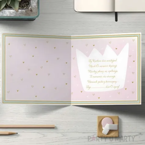 kartka okolicznosciowa urodziny krolowa henry 15 x 15 cm