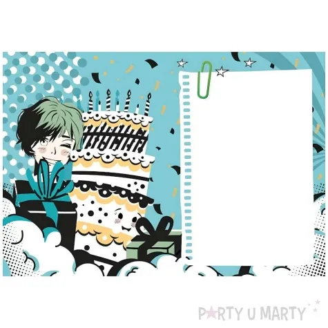 kartka okolicznosciowa urodziny manga henry b6