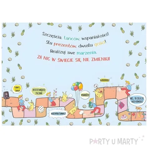 kartka okolicznosciowa urodziny planszowka henry a5