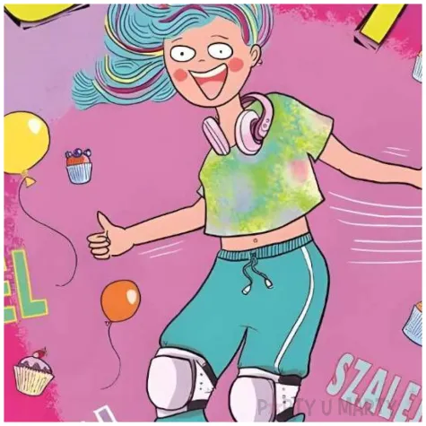 kartka okolicznosciowa urodziny rolki rozowy henry a5