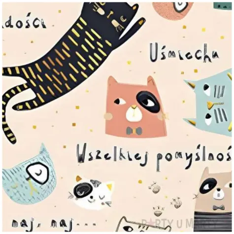 kartka okolicznosciowa urodziny urocze koty henry b6