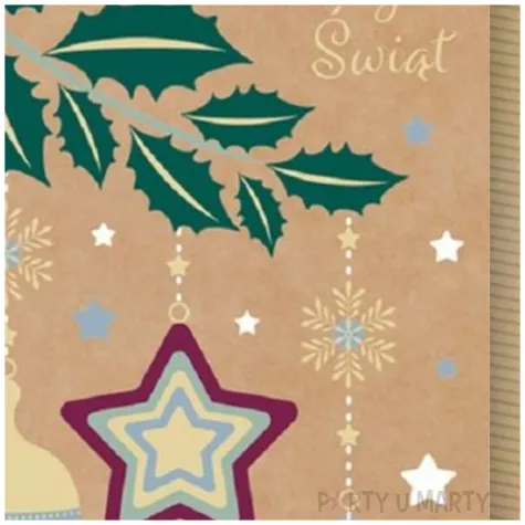 kartka okolicznosciowa wesolych swiat eko bombki wiszace maki b6