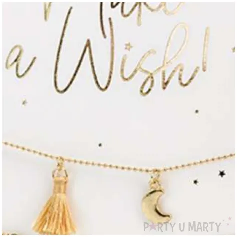 kartka okolicznosciowa wypowiedz zyczenie bransoletka biala partydeco 10 5 x 14 8 cm