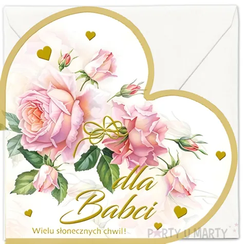 kartka okolocznosciowa dla babci wielu slonecznych chwil maki 15 5 cm
