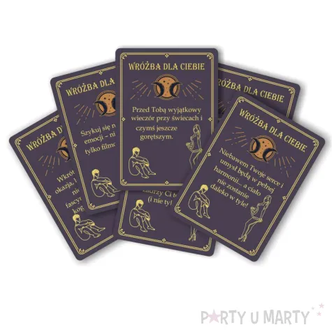 karty do gry wrozby andrzejkowe astro zodiak dla doroslych 18 27 szt