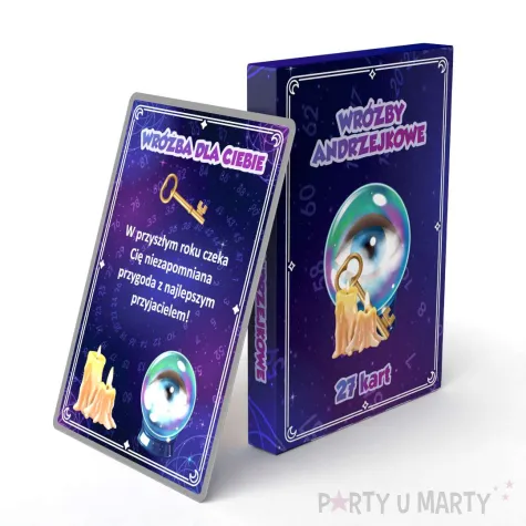 karty do gry wrozby andrzejkowe wrozbita maciej 27 szt