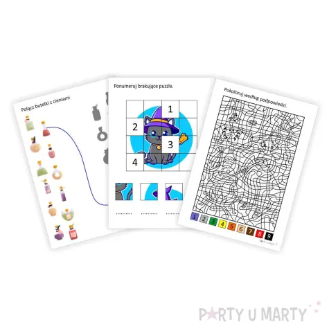 karty pracy zabawy andrzejkowe dla dzieci 20 szt