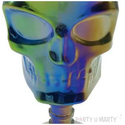 kielich czaszka halloween opalizujacy amscan 18 5 cm