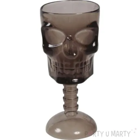 kielich czaszka transparentna halloween guirca 18 cm