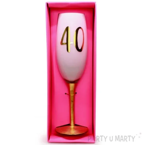 kieliszek do szampana 40 urodziny pan dragon