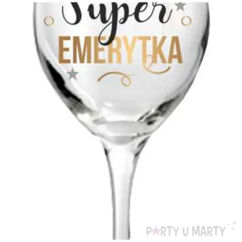 kieliszek do wina super emerytka bgtech 220 ml