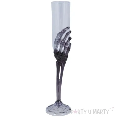 kieliszek reka szkieleta halloween szary guirca