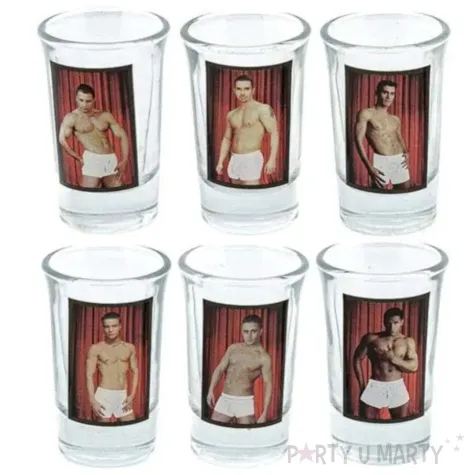 kieliszki do wodki red ligt zabawne bgtech 35 ml 6 szt