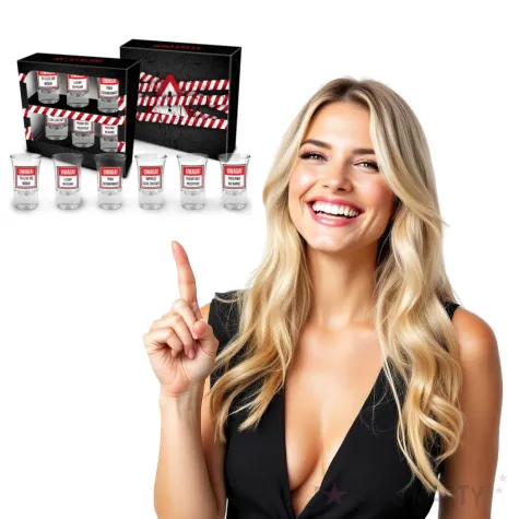 kieliszki do wodki uwaga bgtech 6 szt