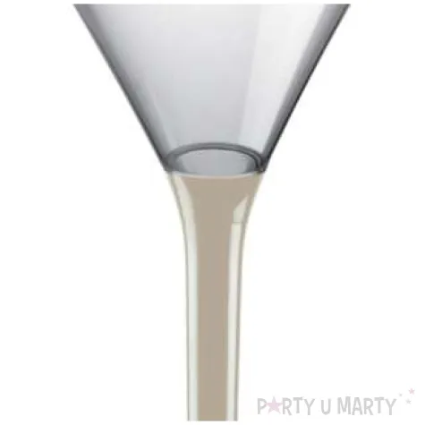 kieliszki jednorazowe martini aperitif bezowe goldplast 185 ml 10 szt