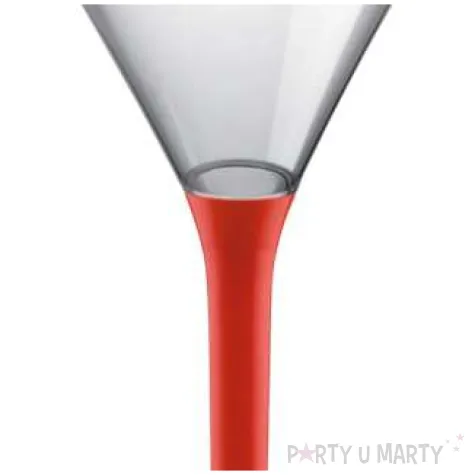 kieliszki jednorazowe martini aperitif czerwone goldplast 185 ml 10 szt