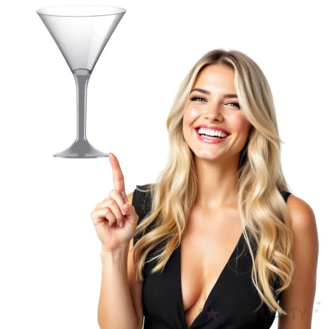 kieliszki jednorazowe martini aperitif szare goldplast 185 ml 10 szt