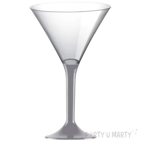 kieliszki jednorazowe martini aperitif szare goldplast 185 ml 10 szt