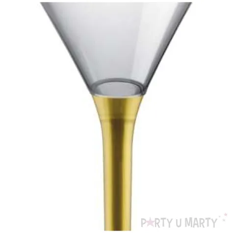 kieliszki jednorazowe martini aperitif zlote goldplast 185 ml 10 szt