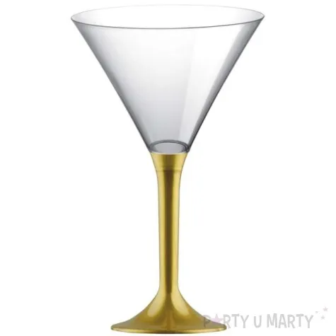 kieliszki jednorazowe martini aperitif zlote goldplast 185 ml 10 szt