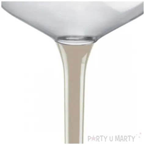 kieliszki jednorazowe szampan classic bezowe goldplast 205 ml 10 szt