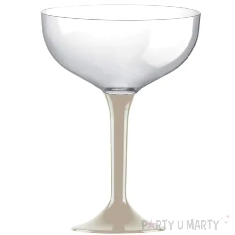 kieliszki jednorazowe szampan classic bezowe goldplast 205 ml 10 szt