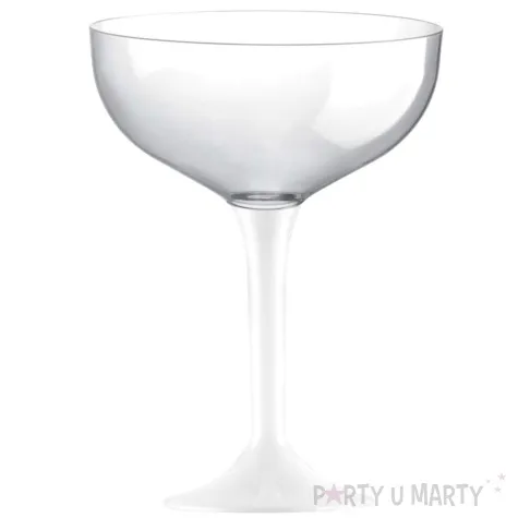 kieliszki jednorazowe szampan classic biale goldplast 205 ml 10 szt